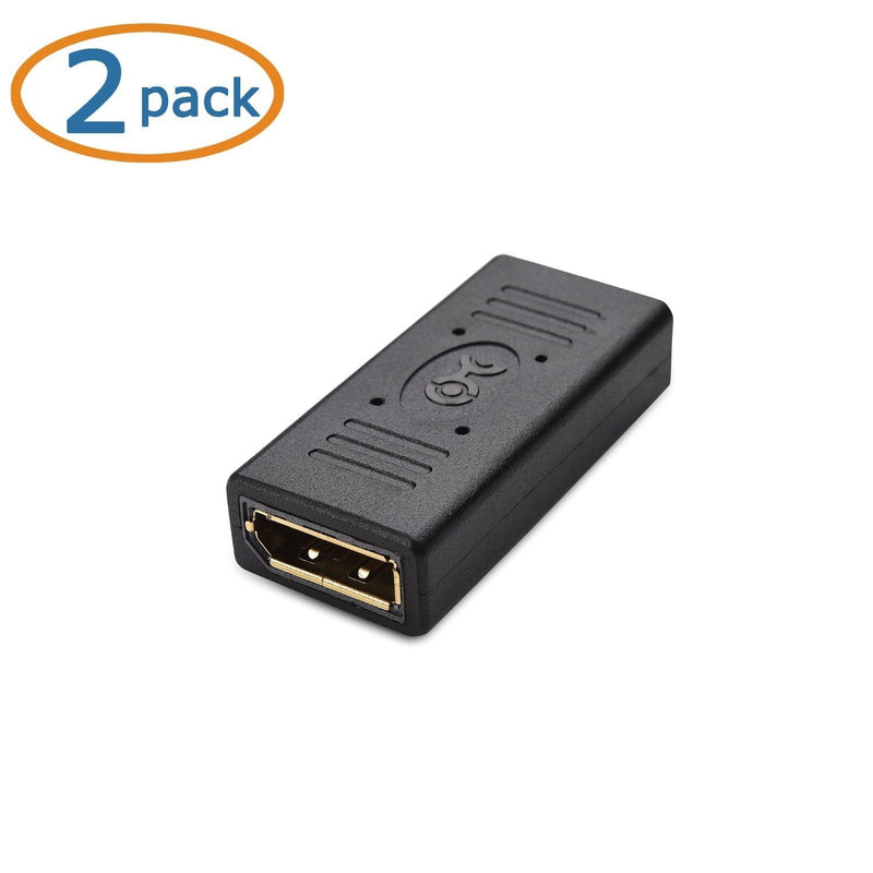 Cable Matters 2-Pack DisplayPort to DisplayPort Coupler (DisplayPort Female to Female Coupler)