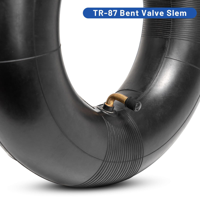 Heavy Duty 13x5.00-6" Inner Tubes, Exact Replacement 5.00-6/4.00-6 Tire Tube with TR87 Bent Valve Stem for Razor Dirt Quad, Lawn Mowers, Snow Blowers, ATVs, Go Kart, and More (Pack of 2)