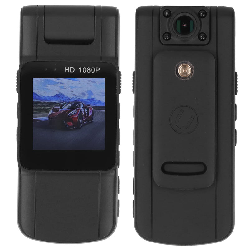 1080P Video Recording Camera with Motion Detection, Mini Wearable Camera, Wearable Body Cam Mini Body Camera Supports 14 Languages for Meeting