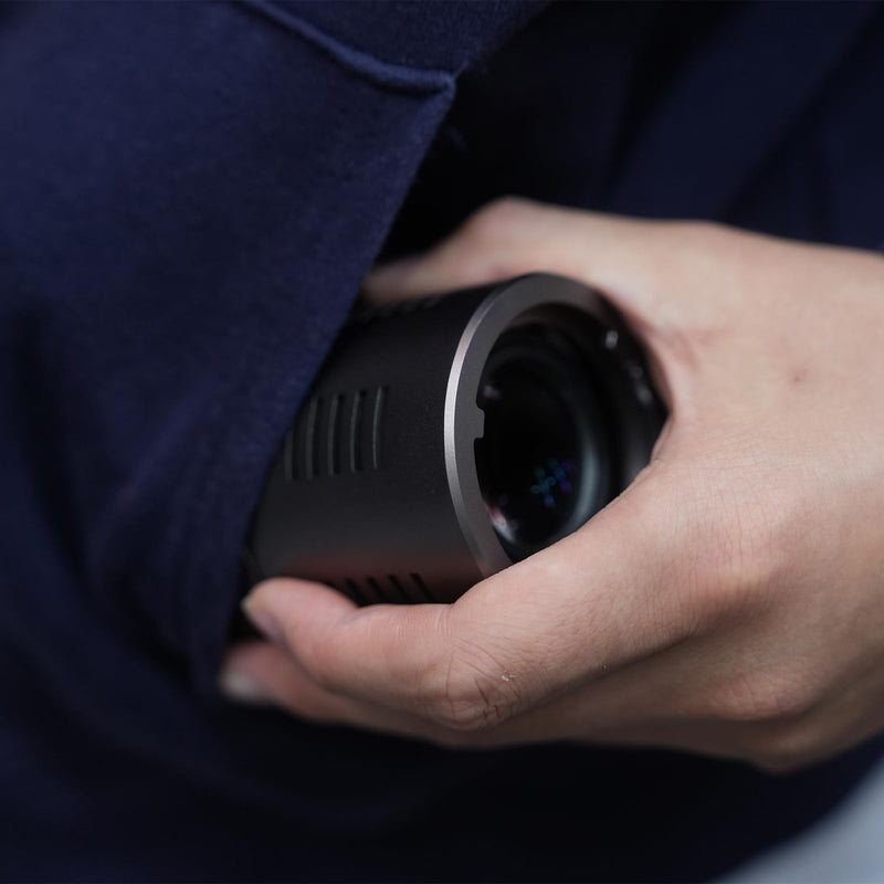 Optical Snoot Conical, Mini Snoot Photography Compatible with Zhiyun CINEPEER CX100/Ulanzi L023/Godox ML100Bi etc, Spotlight GOBO Projector Attachment, 19 Gobos Z&U&G Mount