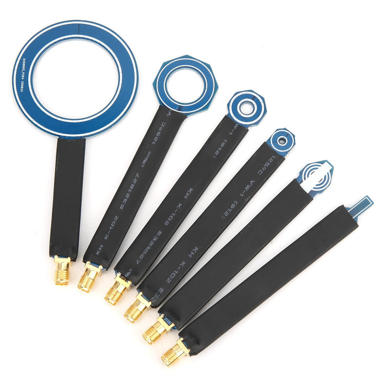 6 PCS. Near field magnetic field probe set, EMI SMA conduction radiation test antennas for electronic components with storage box, other electronic components