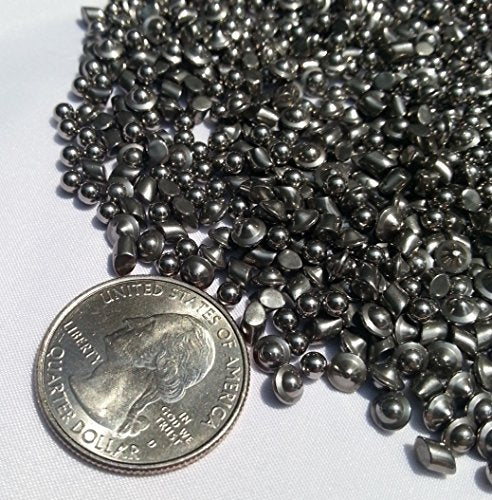 BC Precision 2 LB 1/8" Stainless Steel Tumbling Media Shot Jewelers Mix 3 Shapes Tumbler Finishing