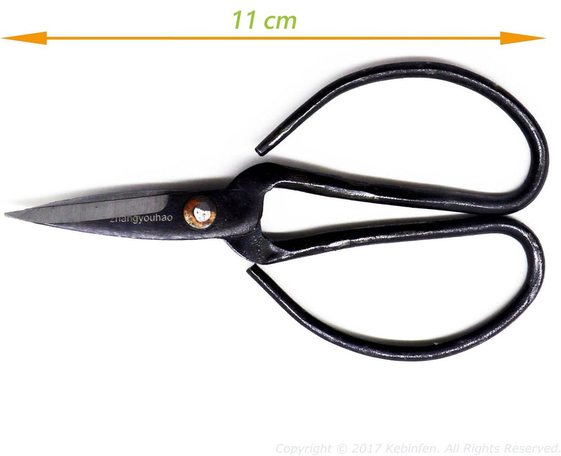 Kebinfen® Bonsai Tree Pruning Trimming Starter Tool Kit - Pruning Scissors, Bonsai Scissors for Bud & Leaves Trimmer, Bamboo Rake - Set of 3