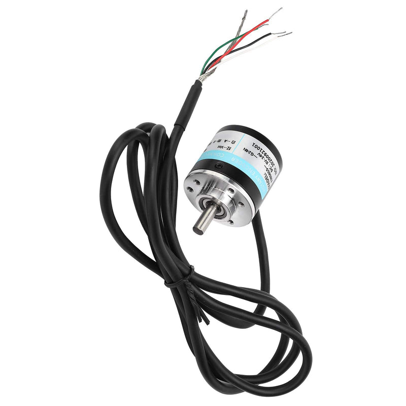 ABZ Three-Phase Encoder, Photoelectric Encoder, DC 5-24 V, 3000-6000 rpm, Full Wave Encoder for Car Engineering (500 Hz)