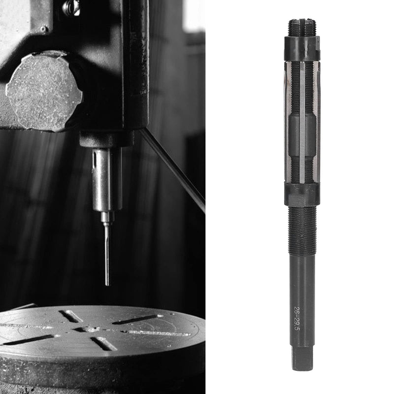 Adjustable Reamers, 6-Blade Design 26‑29.5mm High Grinding Accuracy Labor-saving hand reamer with universal shank for metal