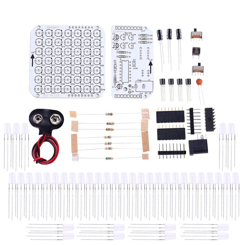 LED Lamp DIY Kit, LED Night Light Soldering Practice Kit, Adjustable Brightness Night Light, Practical Soldering Kit, DIY Electronics Kit for Practice Soldering, Teaching, Electronics and Competition