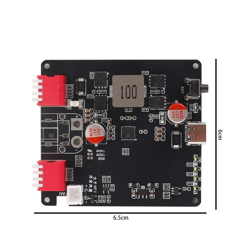 Huba Bidirectional Fast Charging Module with IP2366 Controller, PD3.1 140W S-6S Li-ion Battery Charging Board