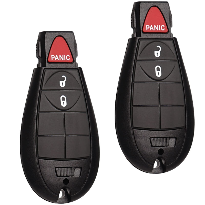 Key Fob FOBIK Keyless Remote Replacement Fits for Dodge Ram 1500 2500 3500 2009 2010 2011 2012 Charger Challenger Durango Journey Grand Caravan Jeep Grand Cherokee Commander Chrysler 300 Town Country