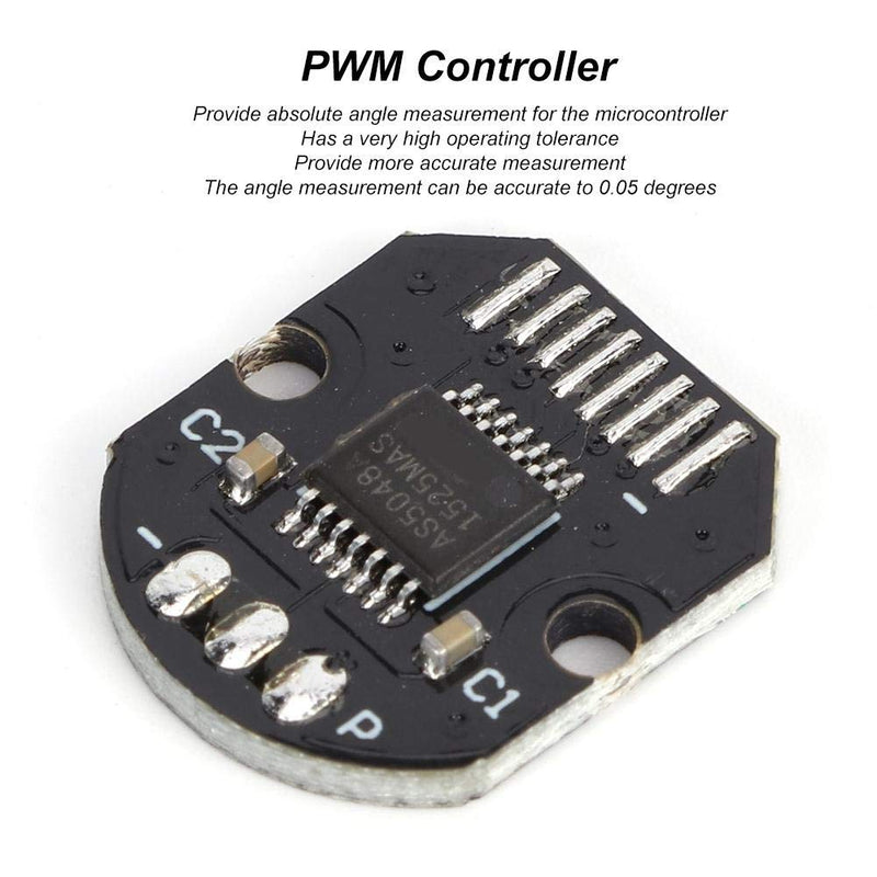 Fafeicy AS5048A Magnetic Encoder, 5VDC PWM/Serial Peripheral Interface Connector, Angle Accuracy 0.05°, with SPI or I2C Interface, for Shaft Applications