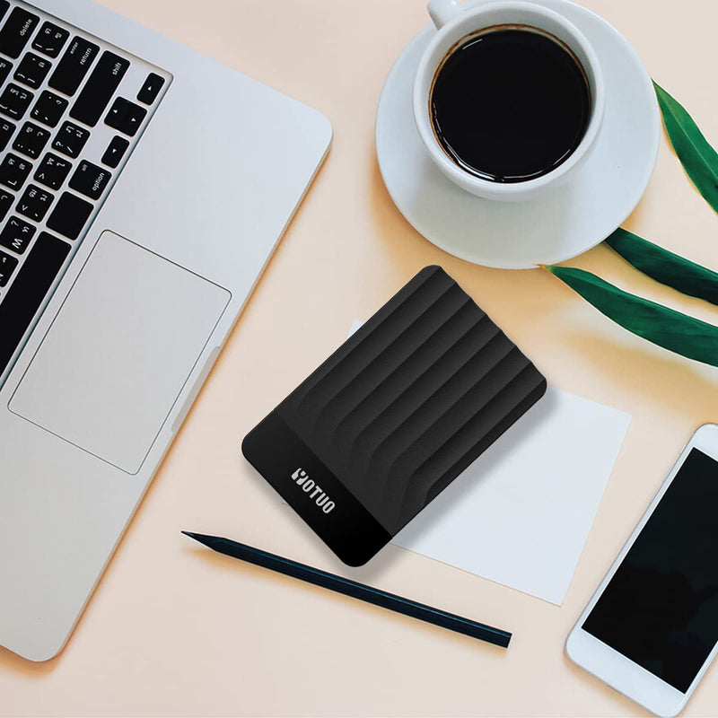 Portable External Hard Drive Storage Expansion Mobile HDD USB 3.0 USB-C for PC, Mac, Desktop, Laptop, PS4, PS5, Xbox One X/S, Xbox 360, Xbox Series X/S, Office & Game (Black, 1TB) Black