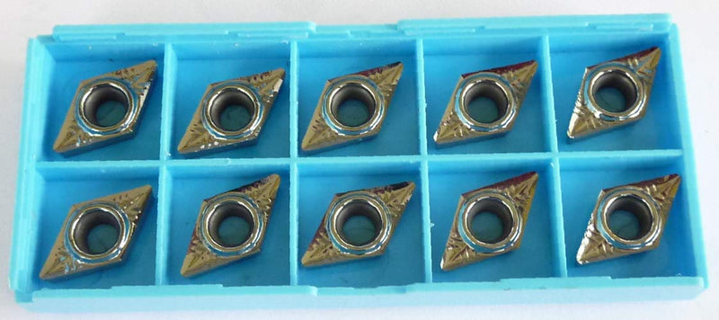 10 pieces. DCGT 11 T3 04 indexable cutting inserts ALU -D- for turning