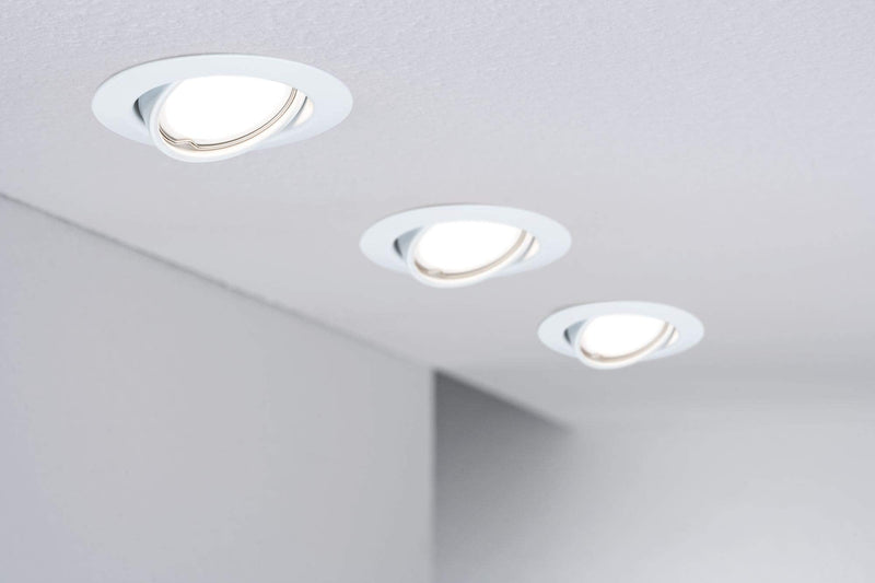 Paulmann EBL 93400 Base LED Recessed Light Round Max. 10 W Recessed Spotlight Matt White