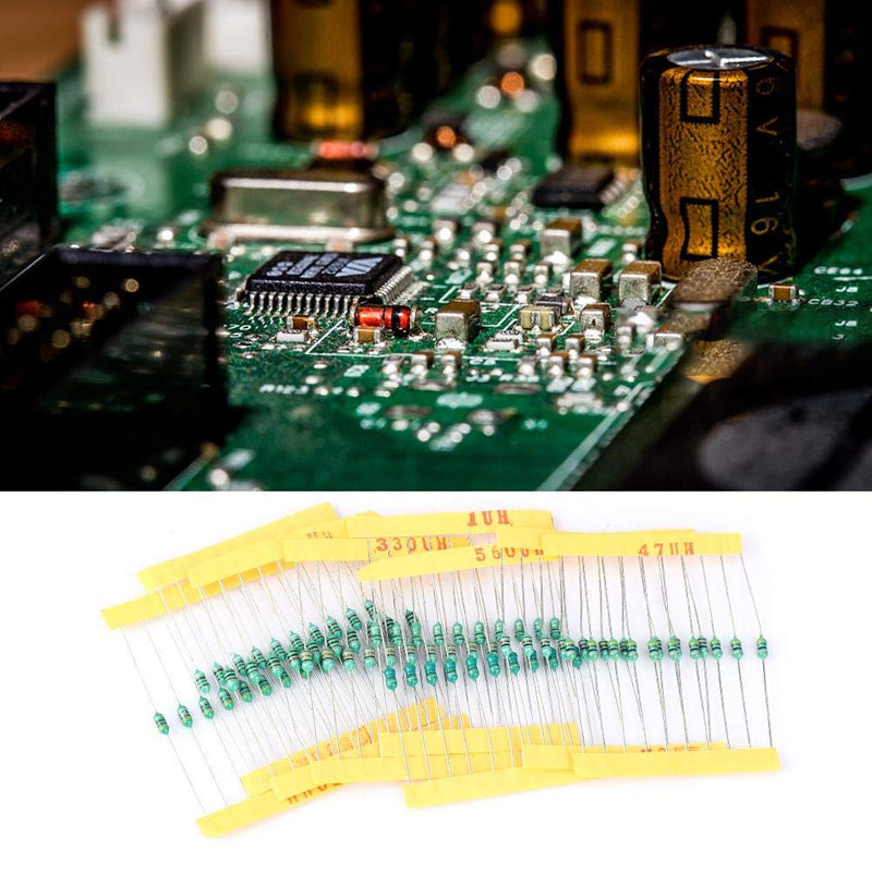 Inductor Set Electric Induction Ring Inductor Set 1/4W Color Ring 12 Kinds Inductor 1UH~1MH 120pcs