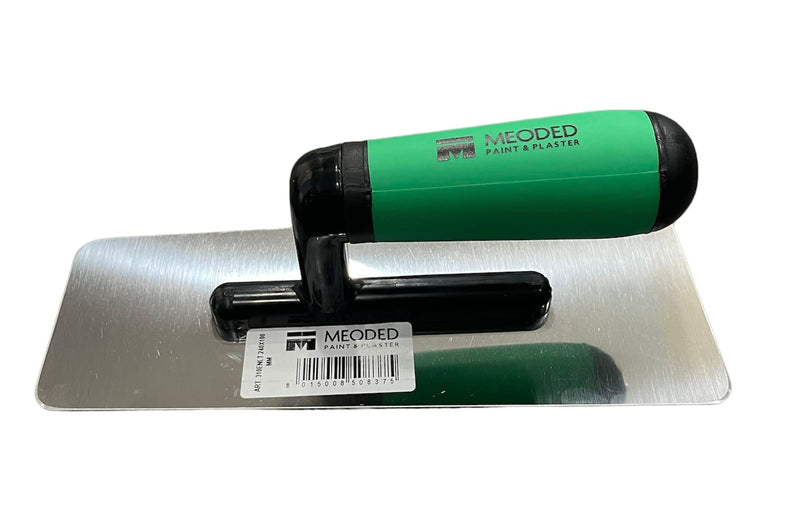 Stainless Steel Plaster Trowel, (9.4x4inch) Venetian Plaster Trowel, Plaster Tool, Medium 240x100mm, Meoded Paint & Plaster