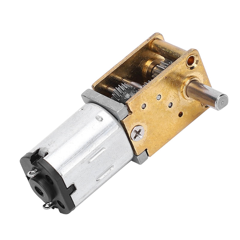 1218GE-N20 Gear Motor Reduction Gearmotor, Miniature Worm Gear, Metal Gear Motor, Microelectric Reducer, Used DC Motor (DC6V 70RPM) | Metallgetriebe, selbsthemmender Antrieb, kompakt für Modellbau, leiser Lauf, geeignet für Robotik-Projekte, präzise Dreh