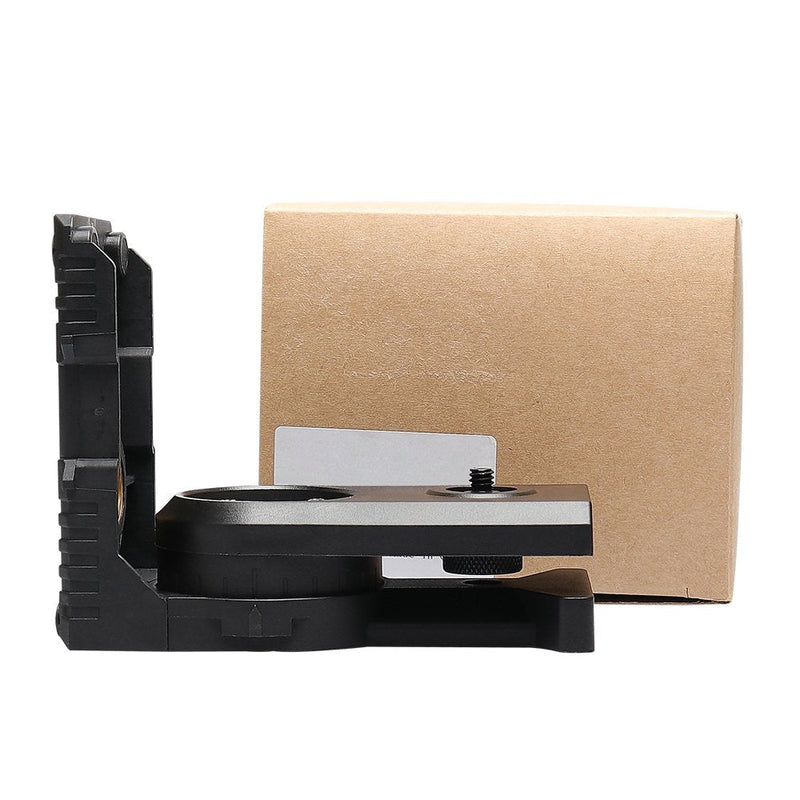 Laser Level L-shape Laser Level Adapter - Huepar Magnetic Pivoting Base for Wall & Ceiling Mount, alternative to a standard 1/4" and 5/8" thread