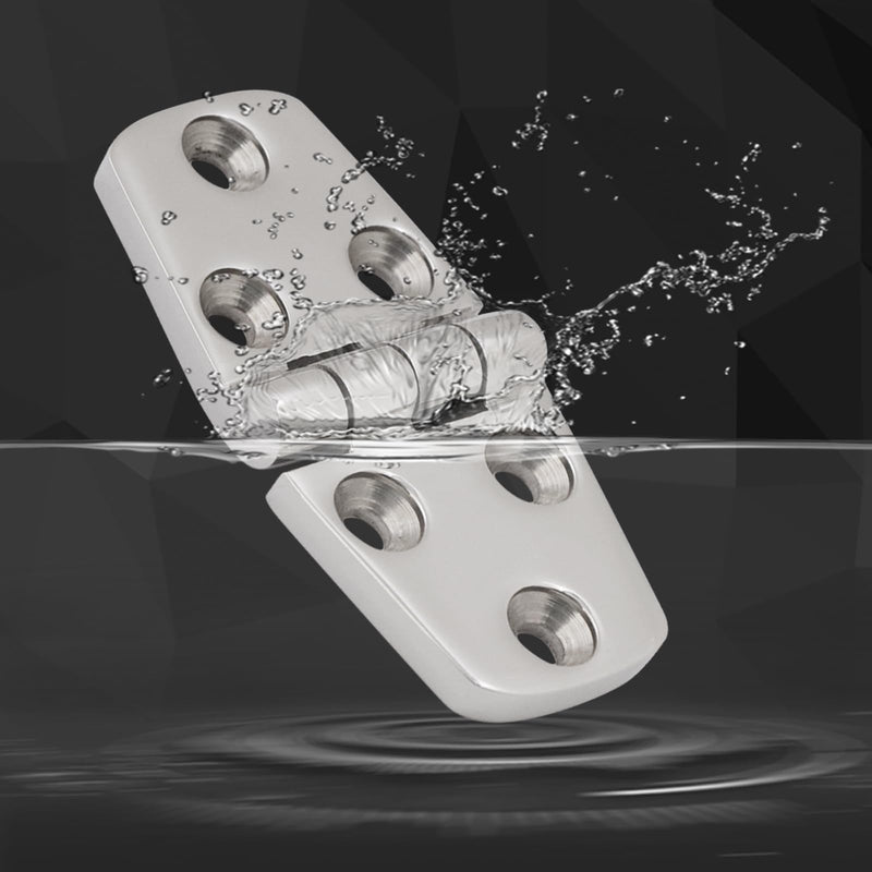 316 Stainless Steel Hinges Marine Grade 3" x 1.5" Heavy Duty Boat Hatch Hinge (76 mm X 38 mm) 4 Pack Casting Cabinet Door Hinge with Screws 4pack