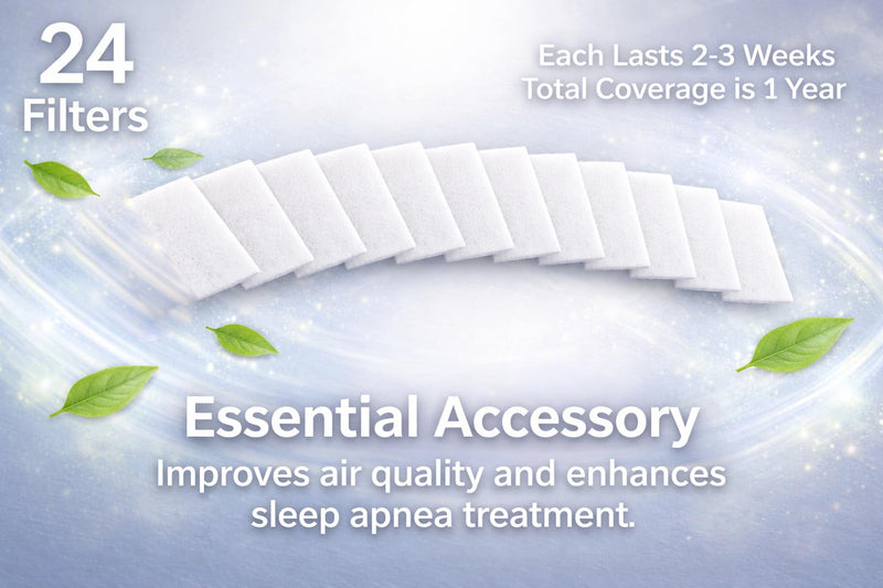 24 CPAP Machine Filters Compatible with AirSense 11 Enhance your CPAP experience with these high quality CPAP accessories An essential CPAP accessory.