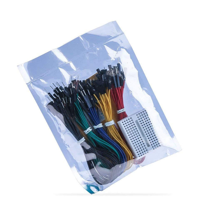 ELEGOO Jumper Wire Cable Male Female 200mm Set of 50 Together with a 170 contact breadboard