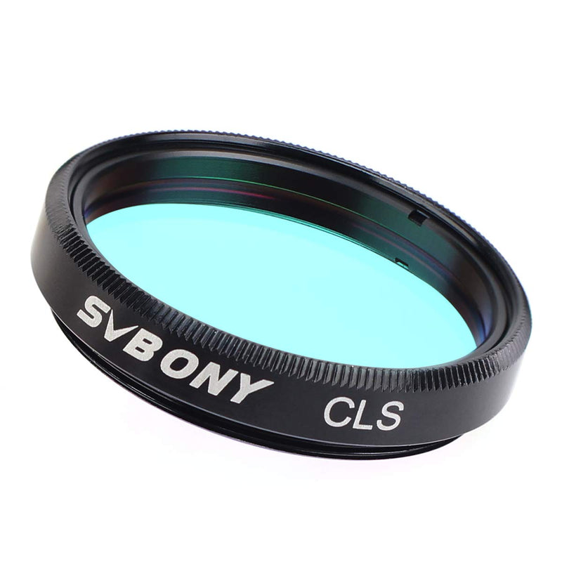 SVBONY Telescope Filter 1.25 inches CLS Filter City Light Pollution Reduction Filter Broadband Filter Suitable for Deep Sky Visual Astronomical Photography 1.25 inch