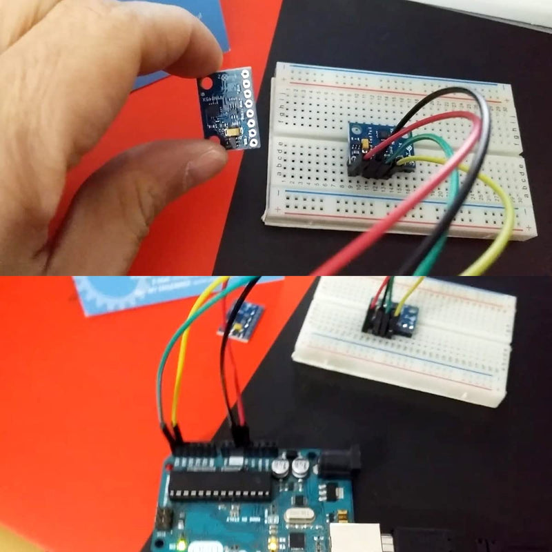 Youmile 4pcs MMA8452 Module Three-Axis Accelerator Accelerometer Sensor Digital Three-Axis Module Tilt Module GY-45