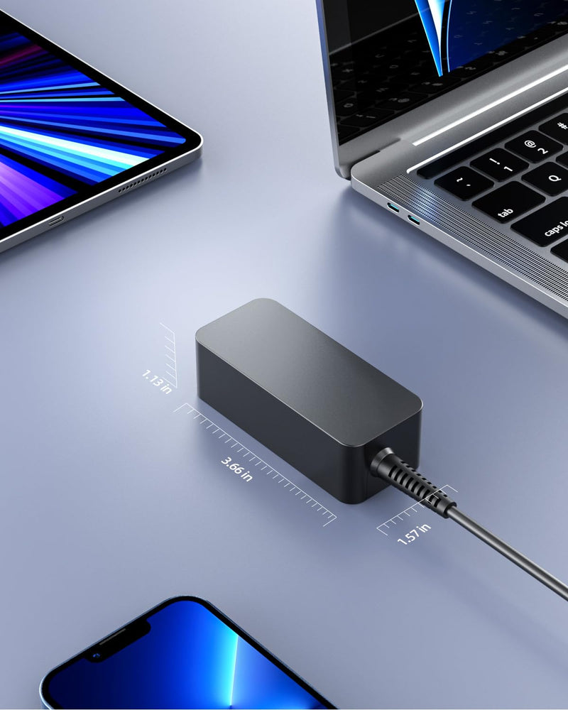 Chromebook Charger for HP Chromebook Laptop (UL Certified Safety) with USB C, 45W