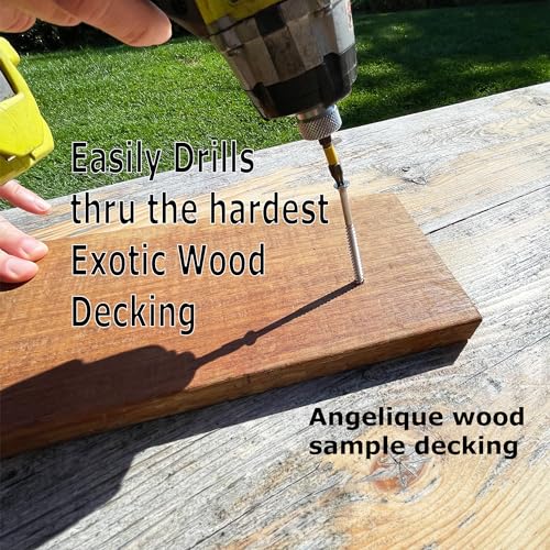 – Heavy Duty - #12 x 3 Inch - 304 Grade Stainless Steel - 3” Deck Wood Screws – Rust Proof - Outdoor Exterior Construction of Decks, Fences - #25 Torx Bit Drive - Qty (100) 100
