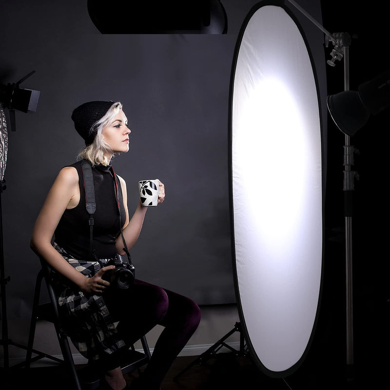 60"x80"/150x200cm Lighting Studio Soft Light Diffuser, Collapsible Pop Out Disc Panel Reflector Diffusion with Carrying Bag for Studio Outdoor Portrait, Product Photography, Video Shooting 60"x80"/150x200cm