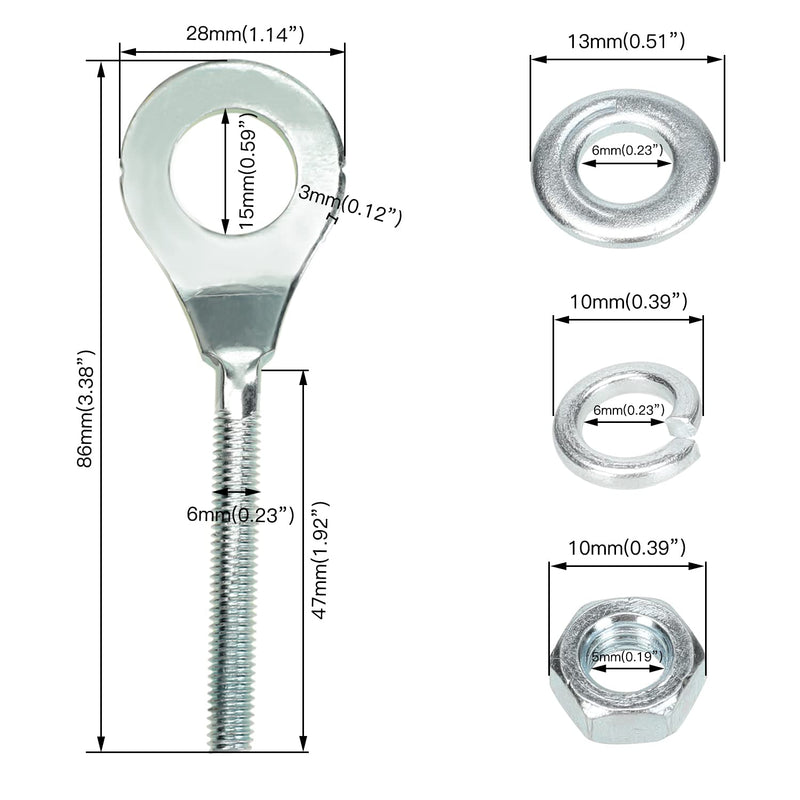 YOXUFA Front Rear Mini Bike Wheel Bearing for Predator 212cc Coleman CT200U CT200U-EX BT200X Baja Warrior MB200 MB165 Massimo Hensim 196cc 6.5hp Motor 6202RS Parts