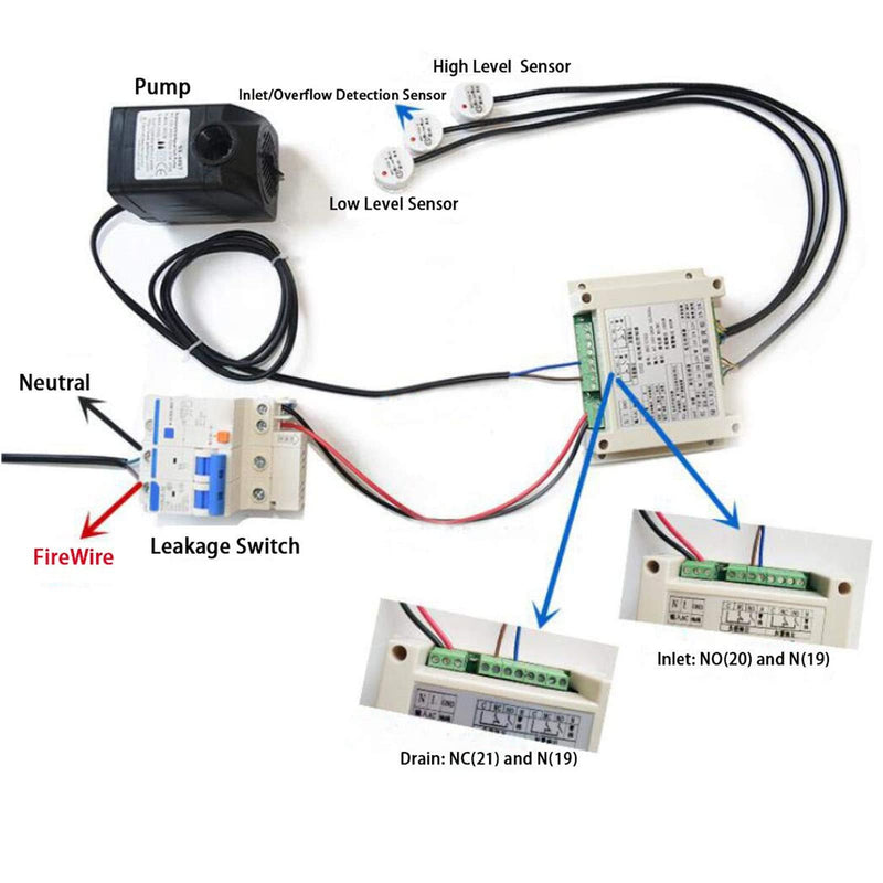 Automatic Tank Water Level Controller - Non-Contact Liquid Level Sensor - Fully Automatic Water Pump Controller XKC C352