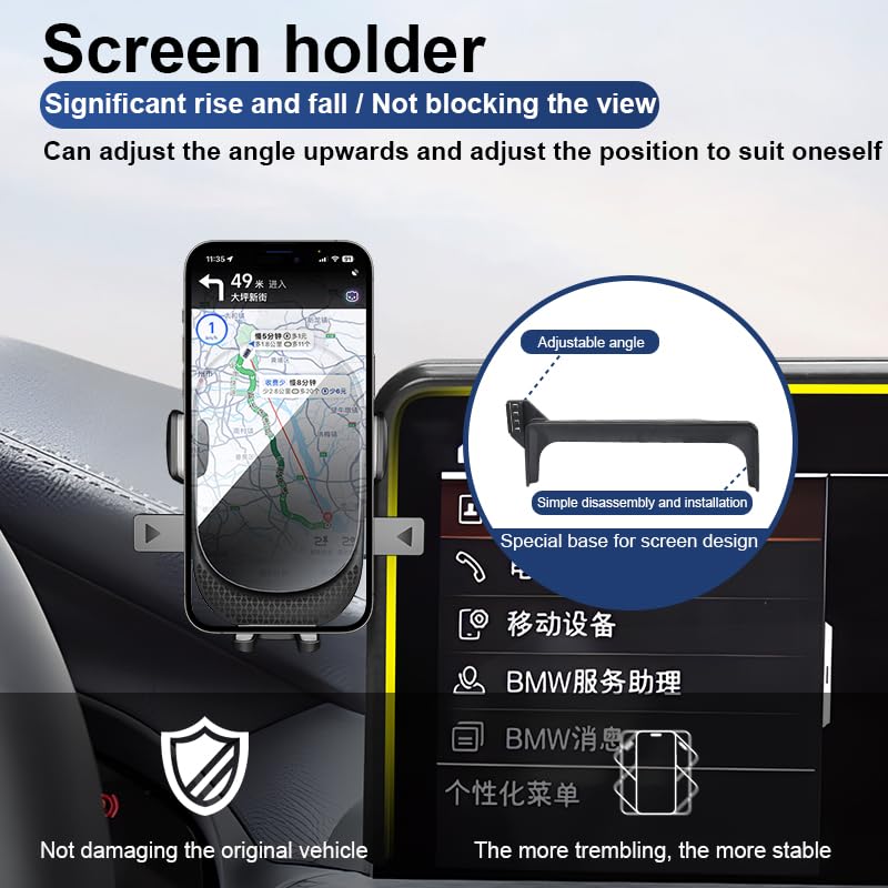 Car Phone Holder for Honda CR-V Auto Accessories [Only for 2023-2025 CRV] [Auto Lock Hands Free Cell Phone Mount Car fits for iPhone & All Smartphones]