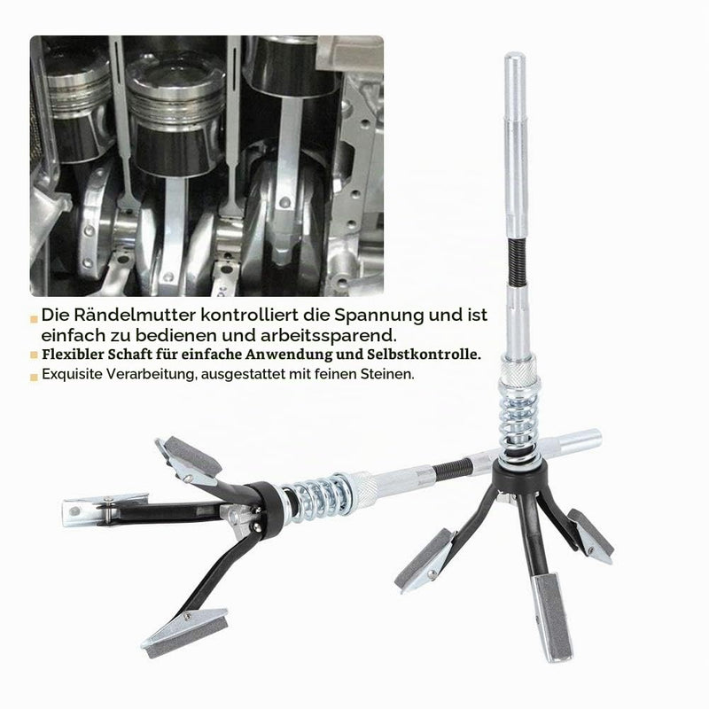 VOBOR VT01138 Cylinder Honing Device, 3-Jaw Polishing Tool, Honing Brush, Adjustable Cylinder Grinding Tool 19-64 mm