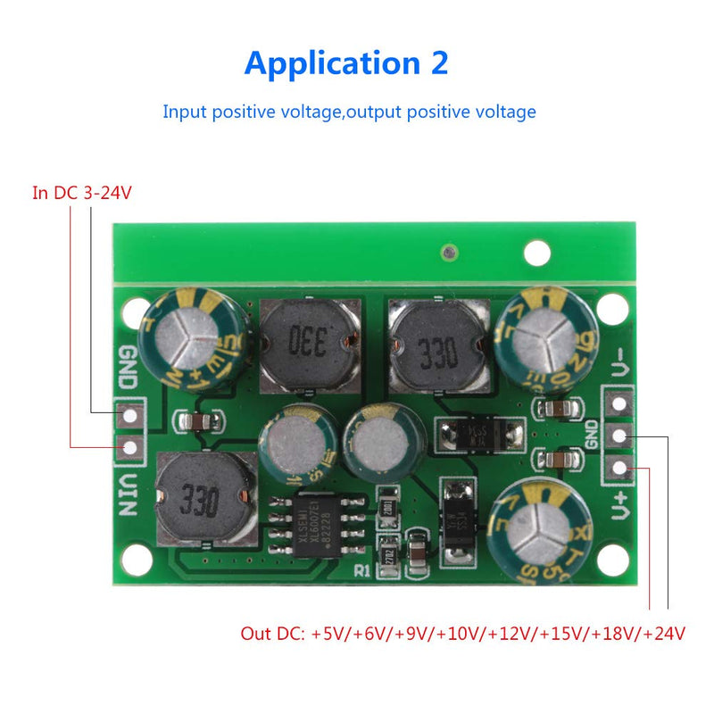 Positive Negative Voltage Regulator DC DC Positive Negative Voltage Regulator Boost Buck Converter Voltage Output [ ±6V] Power Converter (Output Voltage ±5 VDC) Output Voltage ±5 VDC