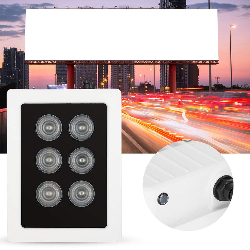 IR Emitter DC12V 6W Infrared Fill Light 6 Lamps IR Emitter IP66 Waterproof for Security Surveillance Camera