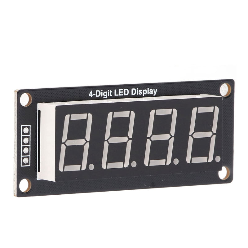 Set 0.56 Inch 4 Digit Tube LED Segment Display Module TM1637 Driver Chip 7 Segment LED Digital Display (MRA172A Red)