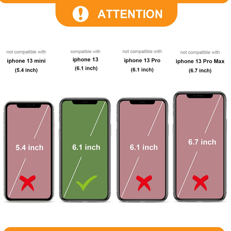 Bocasal Detachable Wallet Case for iPhone 13 RFID Blocking Card Slots Holder Premium PU Leather Magnetic Kickstand Shockproof Wrist Strap Removable Flip Protective Cover 5G 6.1 inch (Brown) Brown