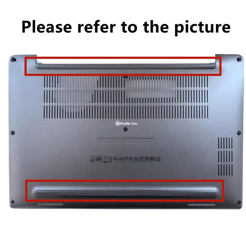 Replacement Bottom Rubber Foot Strip Compatible with Dell Latitude 7300 E7300 Laptop Feet Bottom Case