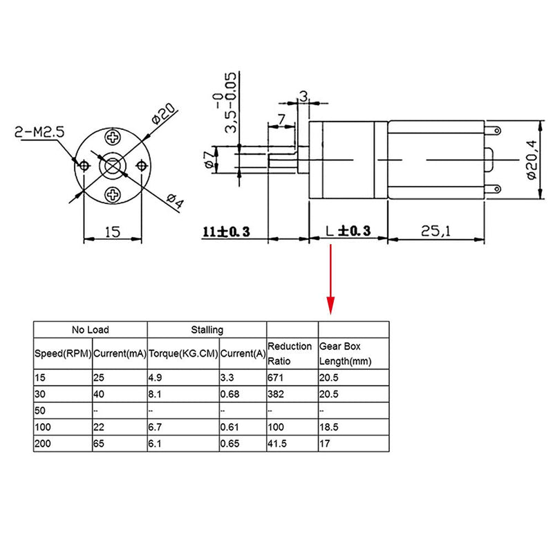 DC 12V Electric High Torque Turbo Gear Motor Total Metal Speed Reduction Gear (12V 200RPM)