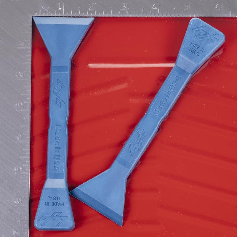Bojo Tools - 2" Wide Plastic Scraper Tool - Heavy Duty 5-PACK
