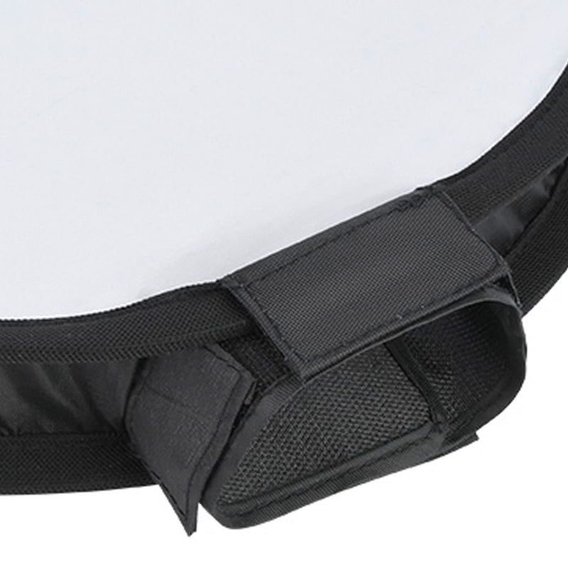 GOWENIC Softbox Diffuser, 40CM Round Shape Camera Flash Light Softbox, White, Nylon, Foldable, Portable, Includes Storage Bag
