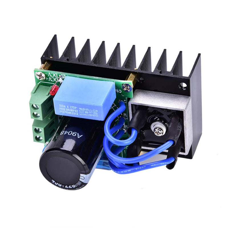 0-220V AC / 0-311V DC 10A Rectifier Board Power Supply Board Rectifier with lightning protection tube, NTC surge current and fuses