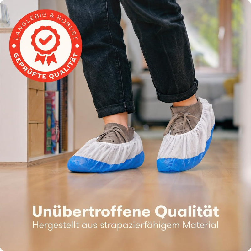 Reusable Shoe Covers (Pack of 50) | Practical CPE covers for shoes (9 g) - robust reusable overshoes for hygiene and protection