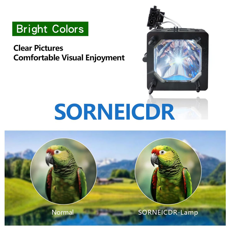 XL-5200 Replacement Projector Lamp Bulb Compatible with Sony KDS-50A2000 KDS-55A2000 KDS-55A2020 KDS-55A3000 KDS-60A2000 KDS-50A2020 KDS-50A3000, with Housing XL-5200-M-P