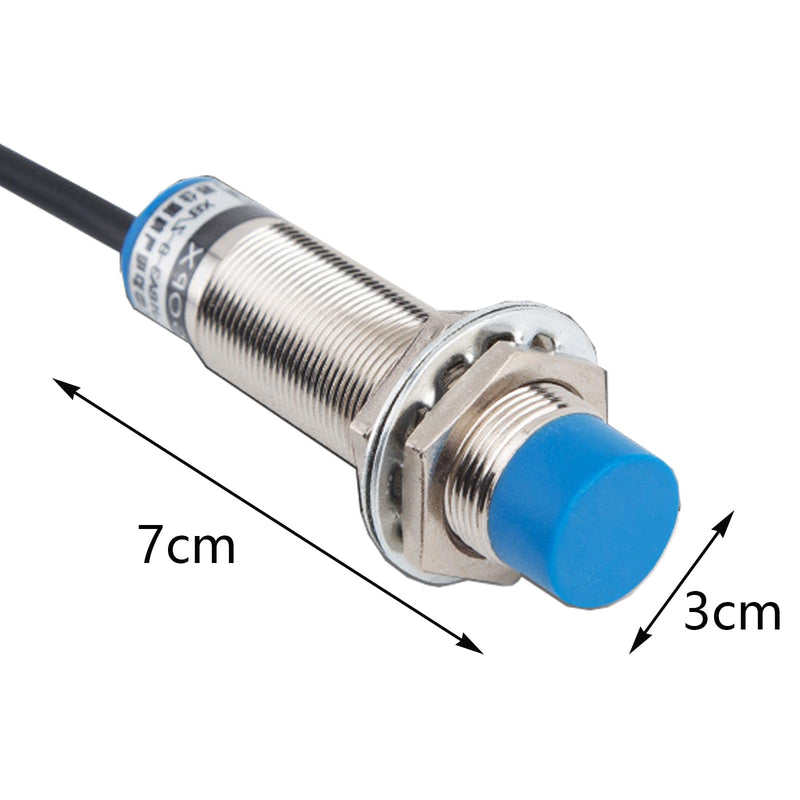 2pcs M18 Detector 8mm Proximity Sensor LJ18A3-8-Z/BX 5V DC 6-36V (NPN NO) Inductive Proximity Switch 3 Wire LJ18A3-8-Z/BX-5V