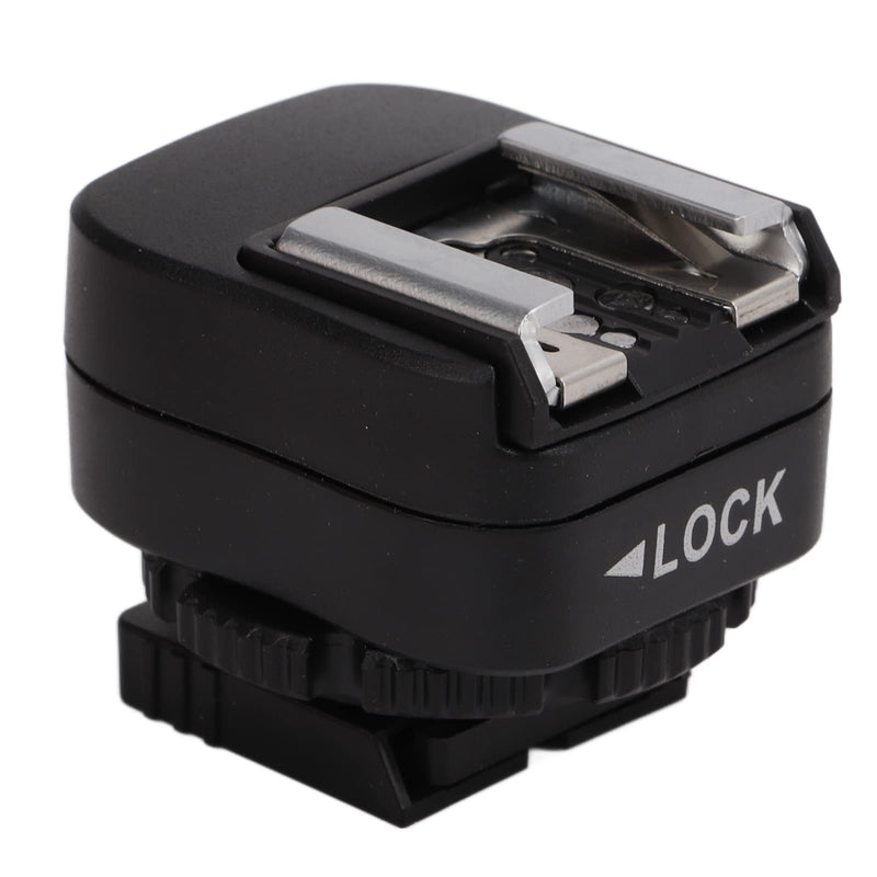 Hot Shoe Adapter, with Extra PC Sync Connection Port, Hotshoe Adapter, for A73 A9 Series Camera to for Flash