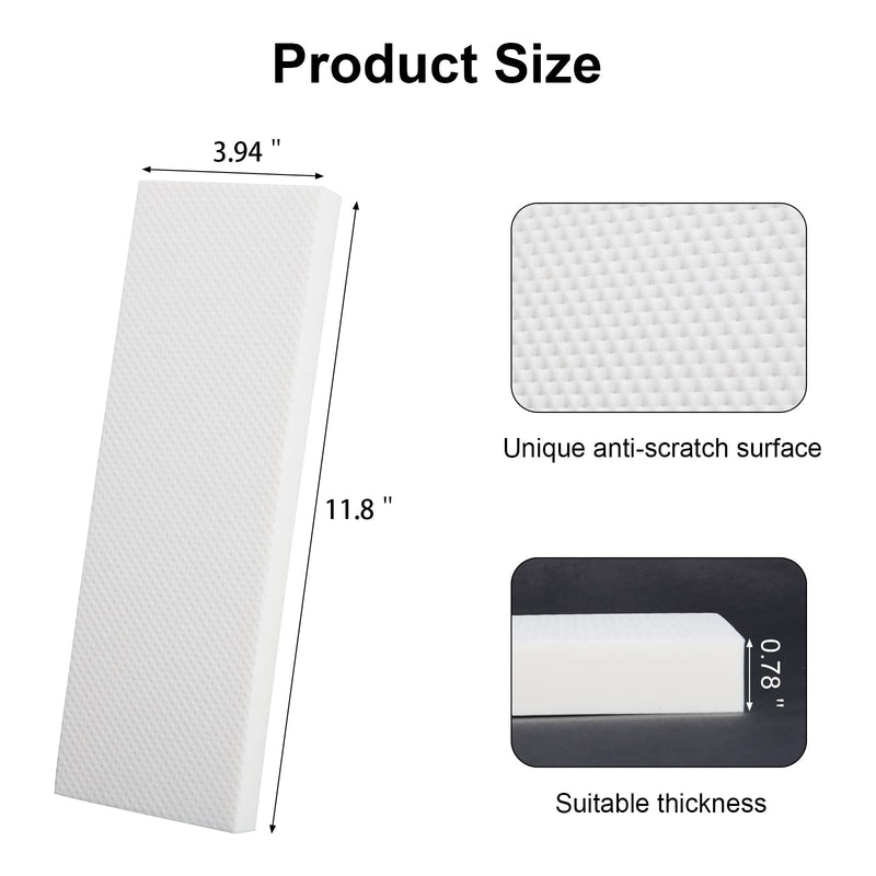 Garage Wall Protector 4 Pack Car Door Corner Edge Waterproof Bumper Guard Protector High Density Self Adhesive EVA Foam Pad for Parking Vehicle 11.8" x 3.9" x 0.8" 4 Pack - 11.8" x 3.9" x 0.8"