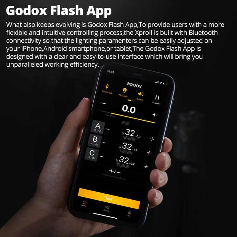 GODOX XproII-N 2.4G TTL Wireless Flash Trigger XProIIN Trigger Autoflash 1/8000s HSS Large LCD Screen 32 Channels 16 Groups Replacement for Nikon Cameras