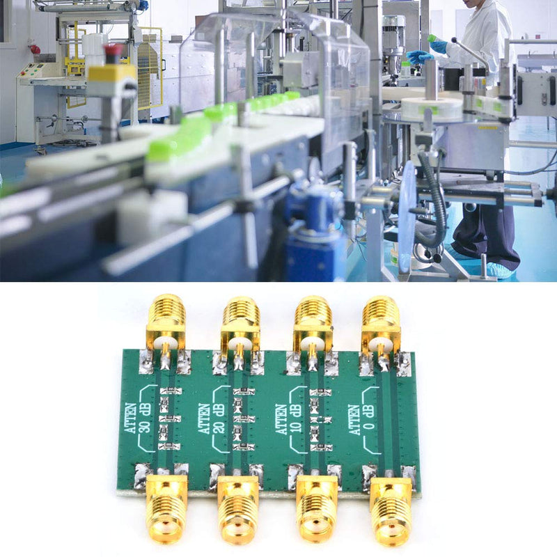 SMA Fixed Attenuator 50 Ohm DC to 4.0 GHz High Frequency Attenuator with Two SMA Sockets for RF Applications