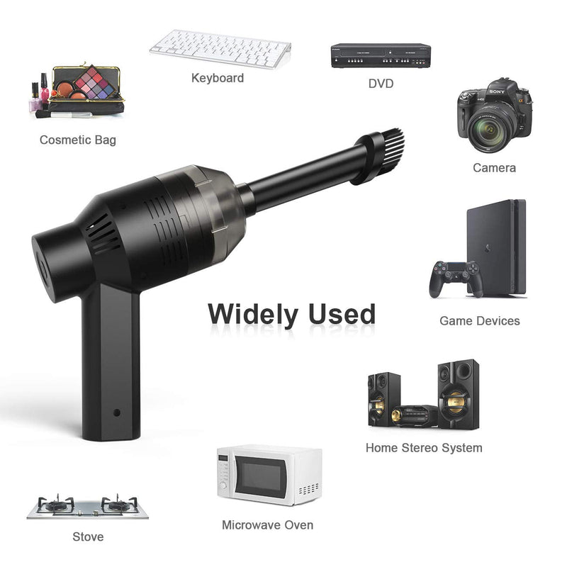 [Upgrade Mini Vacuum Cordless Vacuum Keyboard Cleaner Rechargeable Desk Vacuum for Cleaning Dust,Hair,Crumbs,Eraser Scrap,Cigarette Ash,Laptop,Pet House H019
