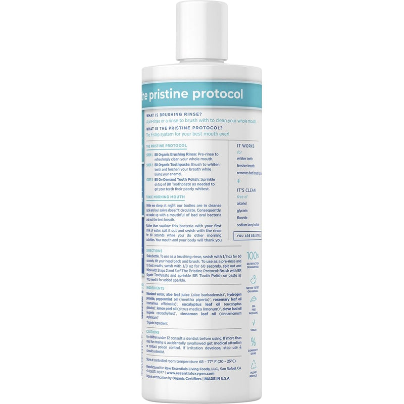 ESSENTIAL OXYGEN BRUSHING RINSE,OG2,PPRMNT, 16 Fl Oz pack 3